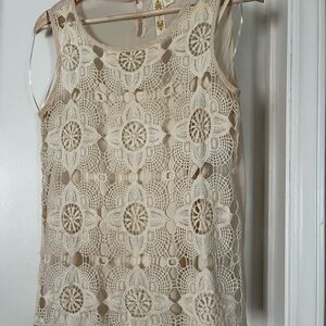 Ivory Crochet Top